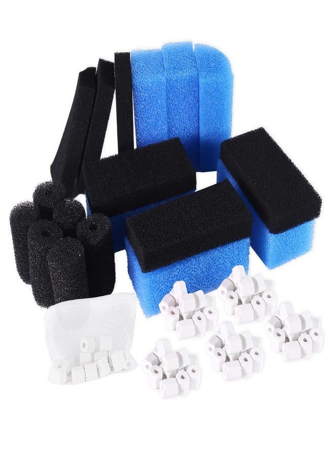 Kamrexi 6 Sets of Upgraded Three-Stage Filtration Fish Tank Filter, Fit for AquaClear 50 Powerful Filters, Fish Tank Filter Replacement and Maintenance Kits for 20- to 50-Gallon Aquariums - Image 1